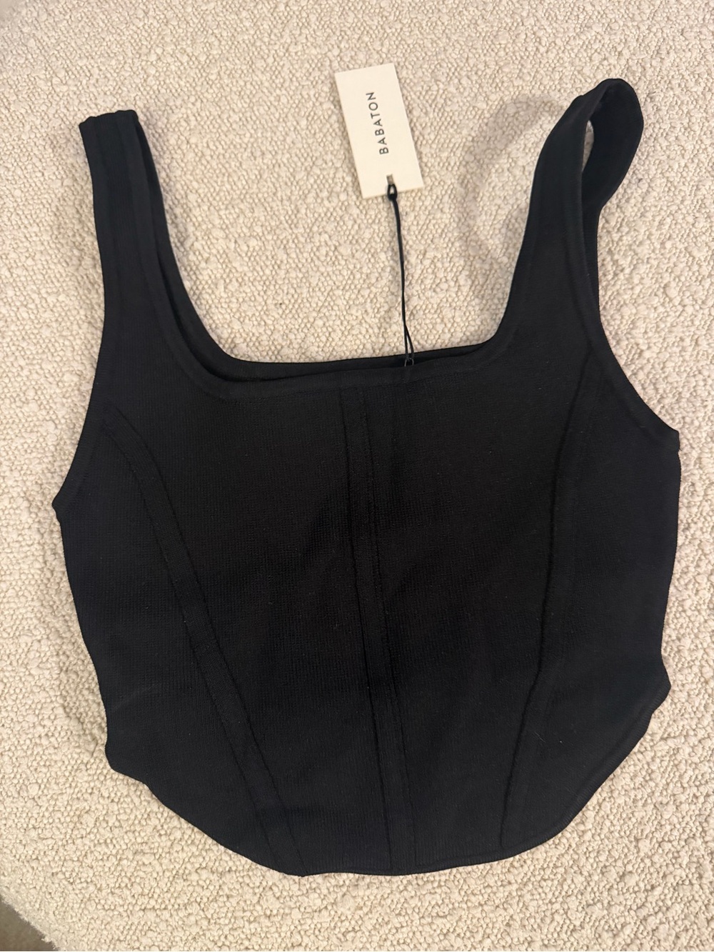 Aritzia Babaton Sculpt Knit Bustier Tank